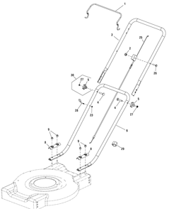 Part Location Diagram of 707419 Murray Kit, Hardware, Knob